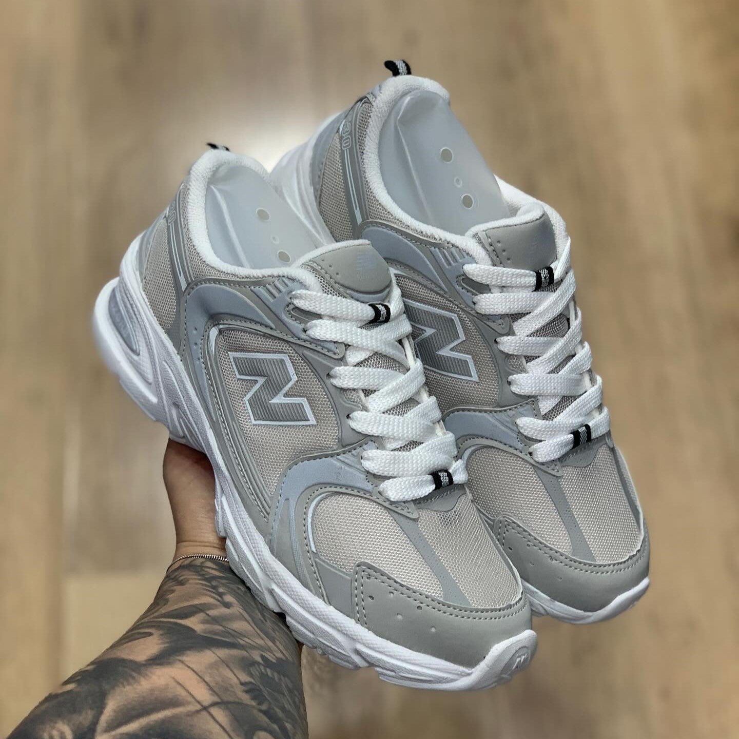 New Balance 530 White Silver