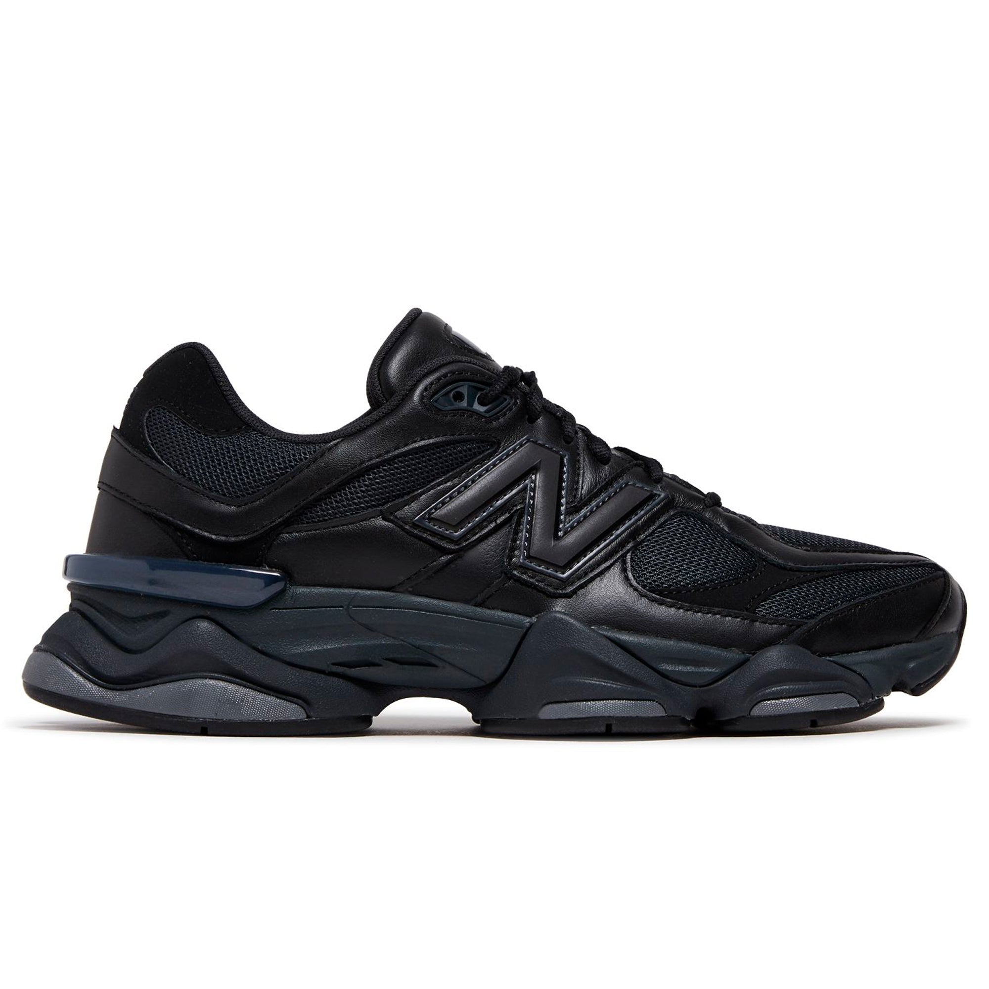 New Balance 9060 Triple Black Leather