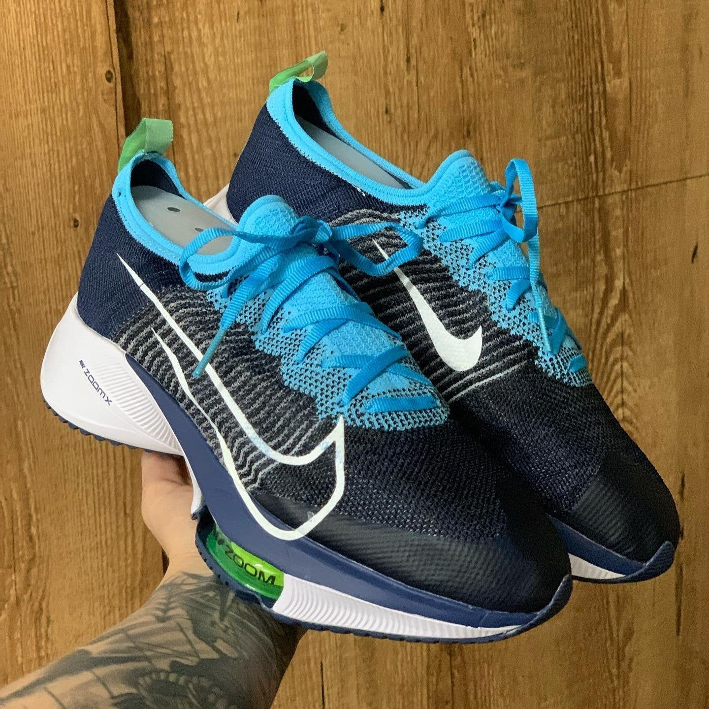 Air Zoom Tempo NEXT Flyknit Curry Navy