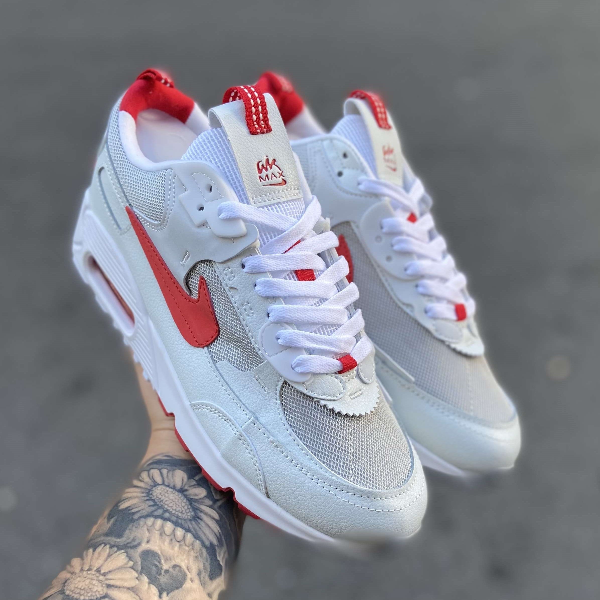 Air Max 90 Futura White Picante Red