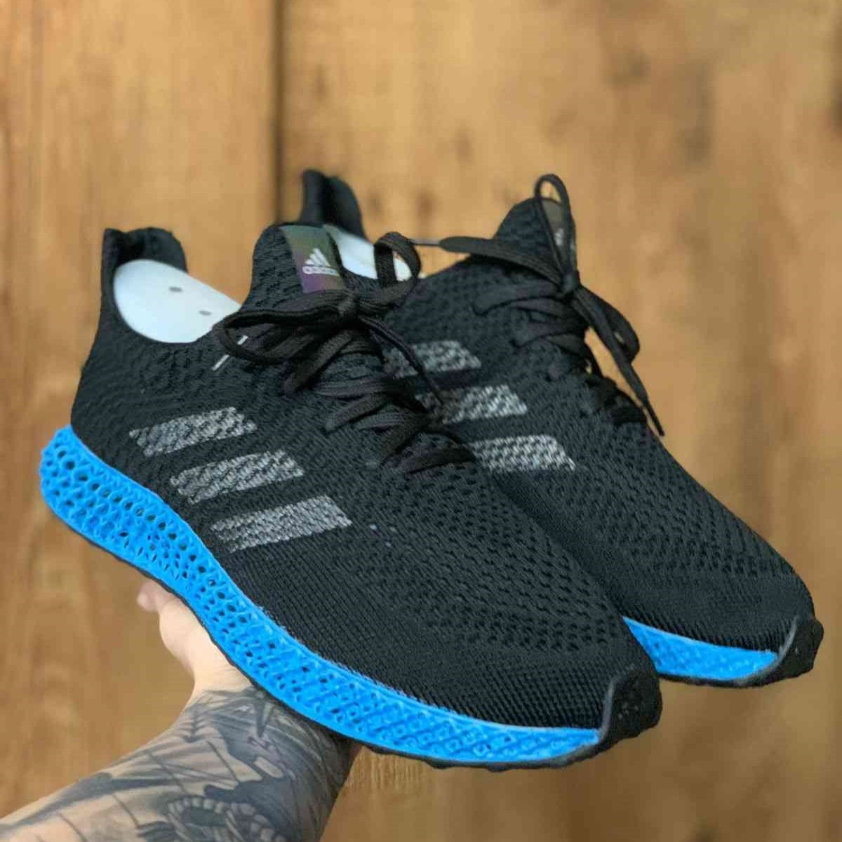 Futurecraft 4D Black Blue