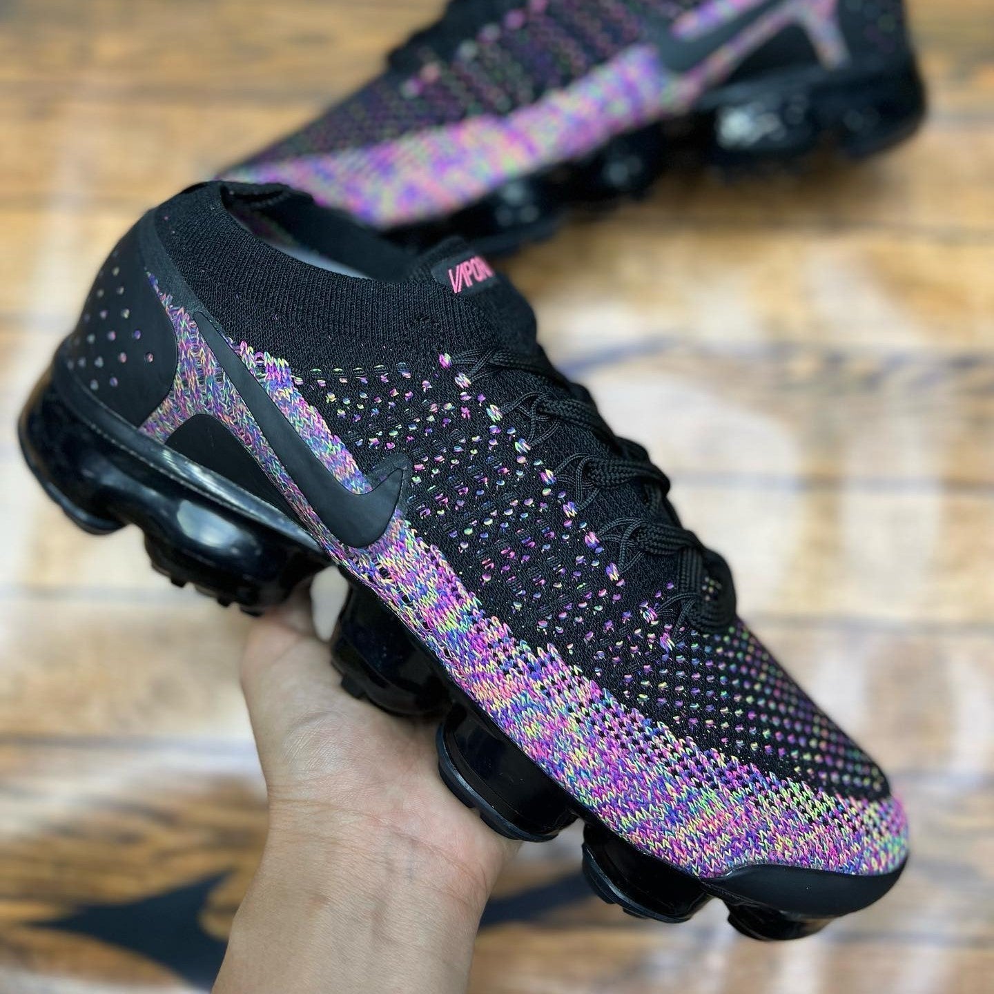 VaporMax Flyknit 2 Black Multi-Color
