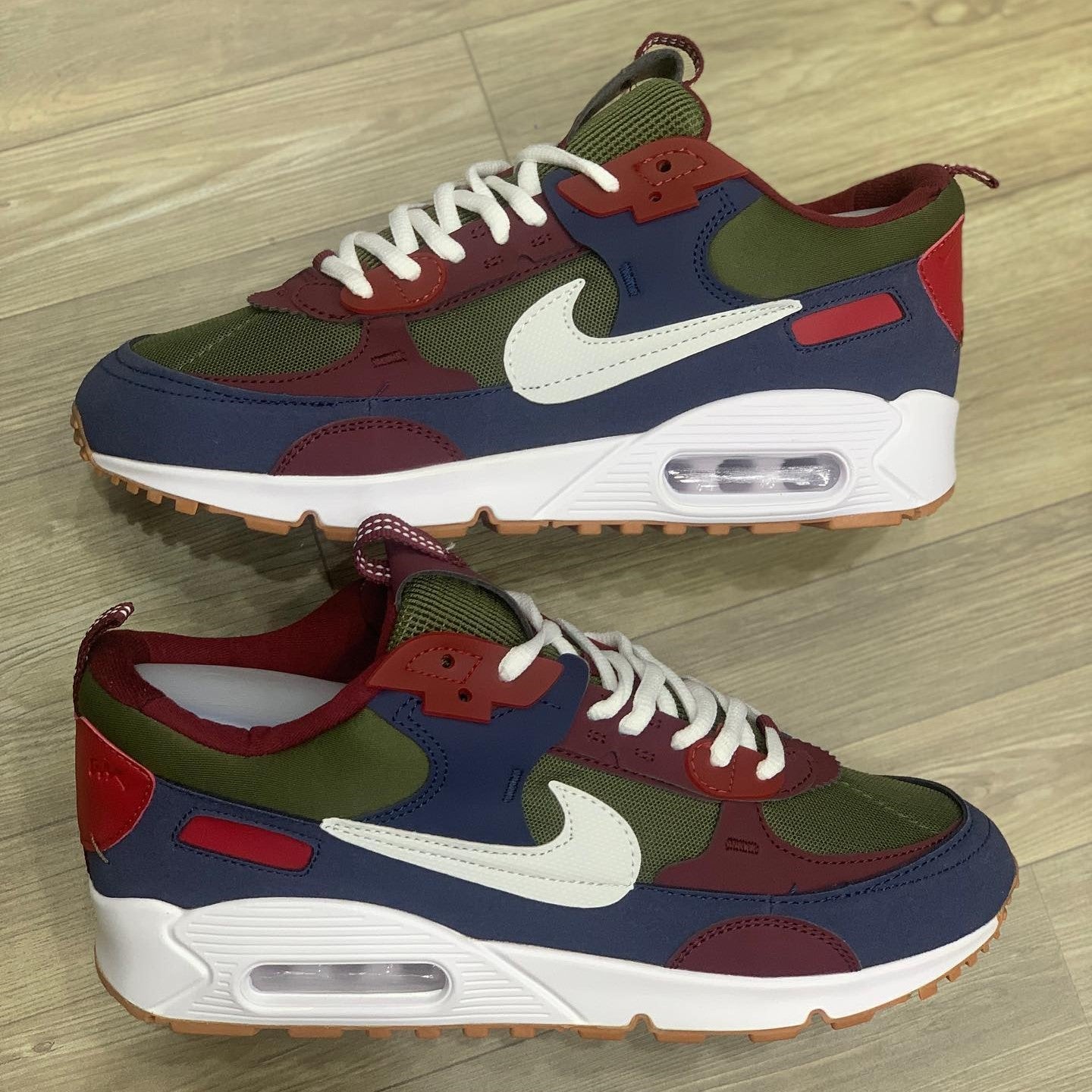 Air Max 90 Futura Medium Olive Navy Femme