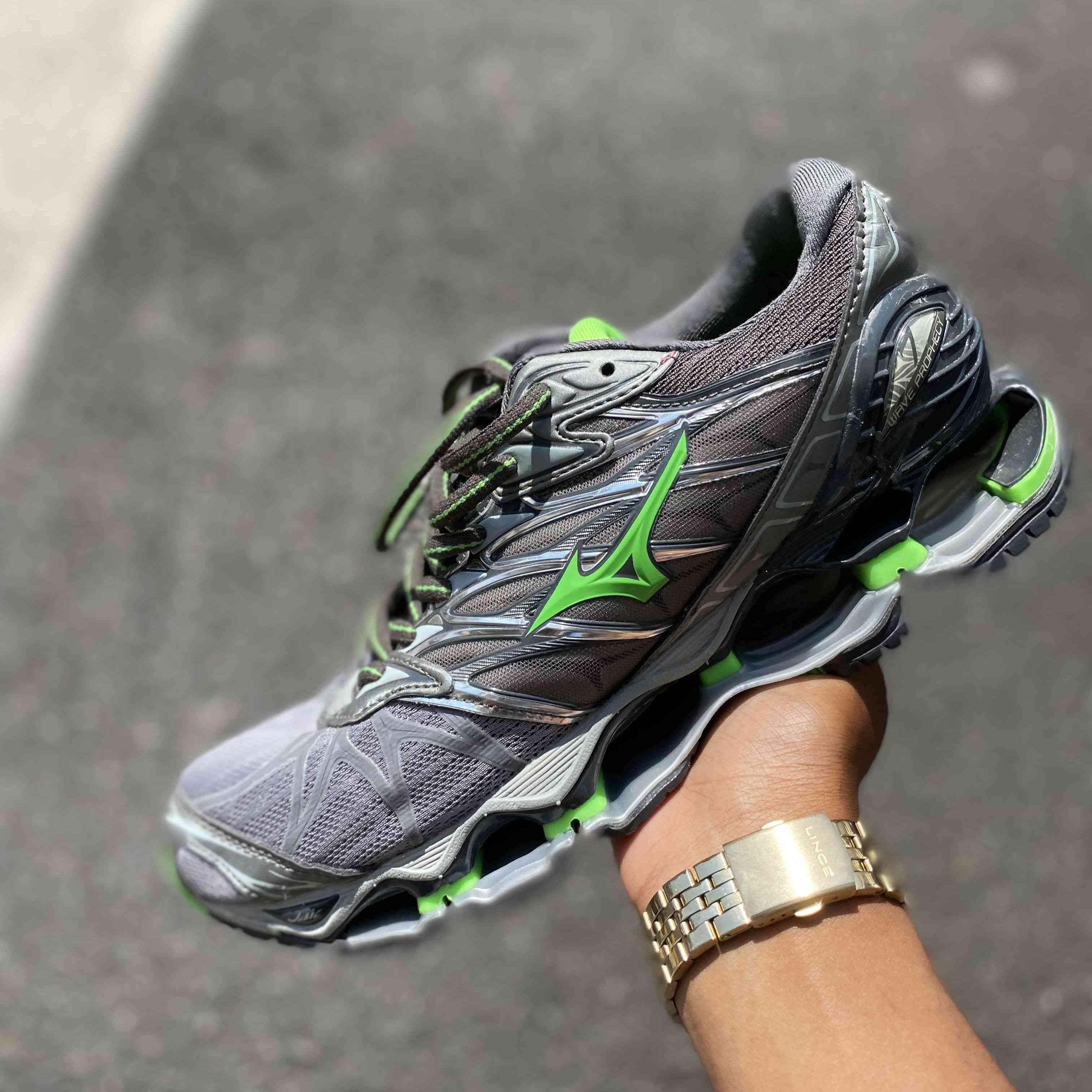 Wave Prophecy 7 Dark Grey Neon Green