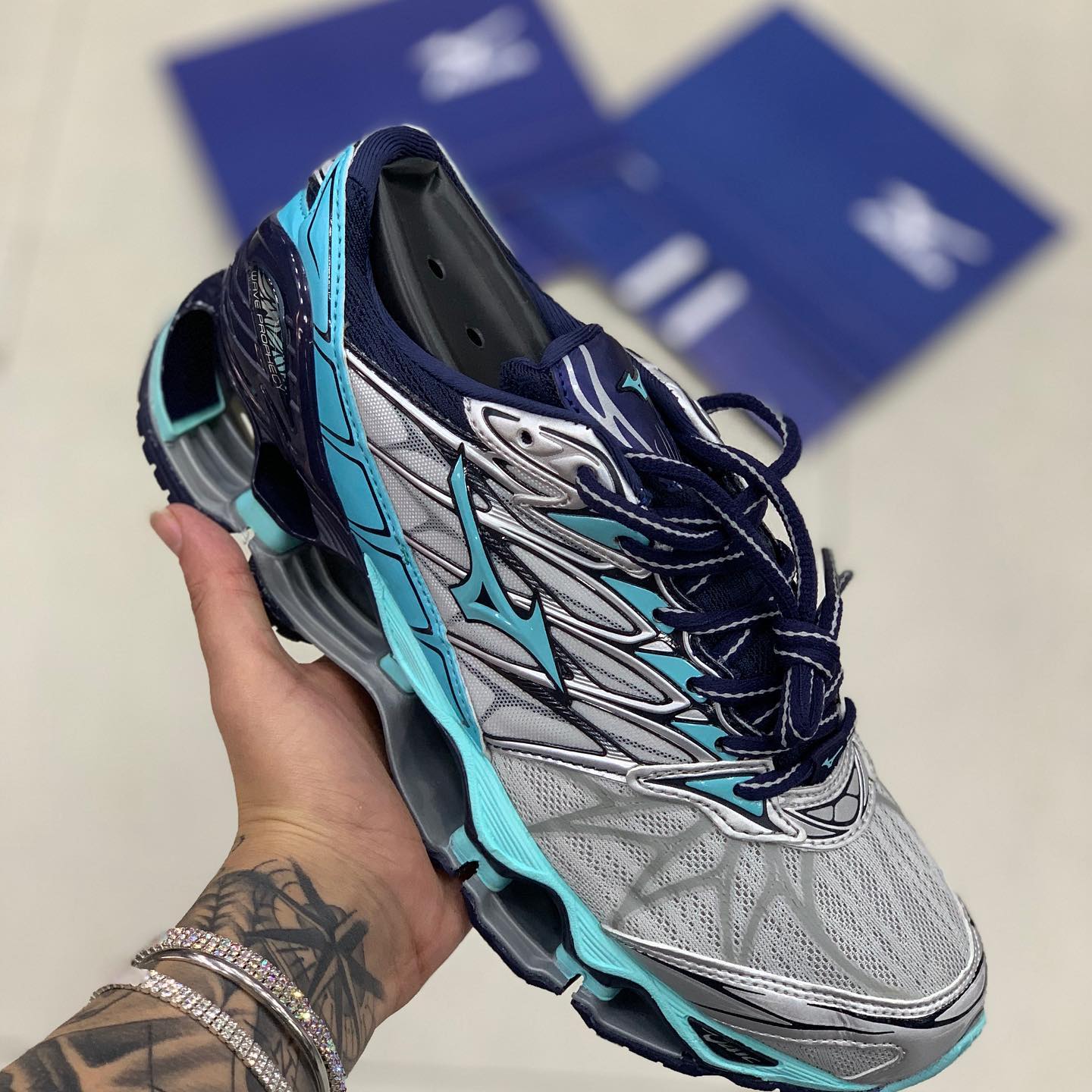 Wave Prophecy 7 Grey Baby Blue