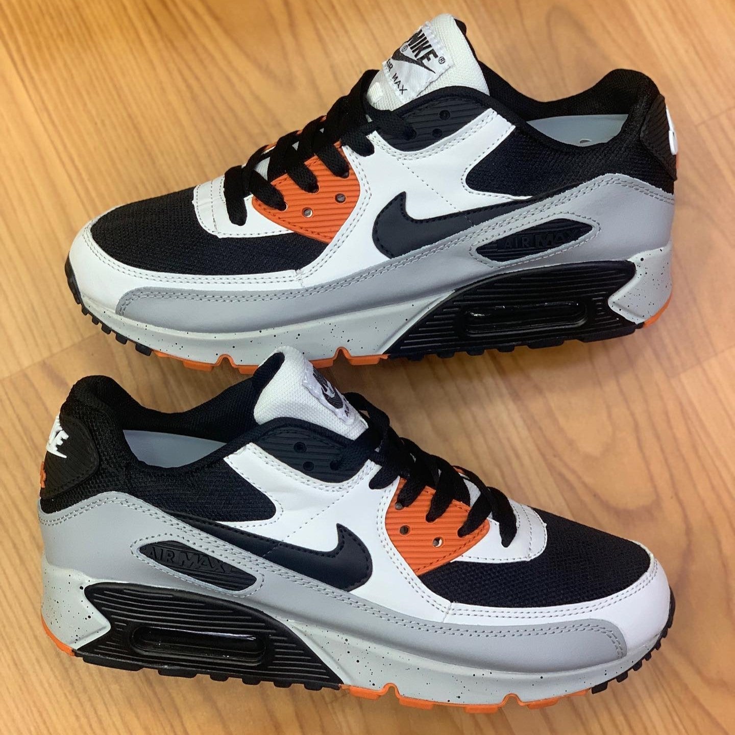 Air Max 90 White Turf Orange Black Grey