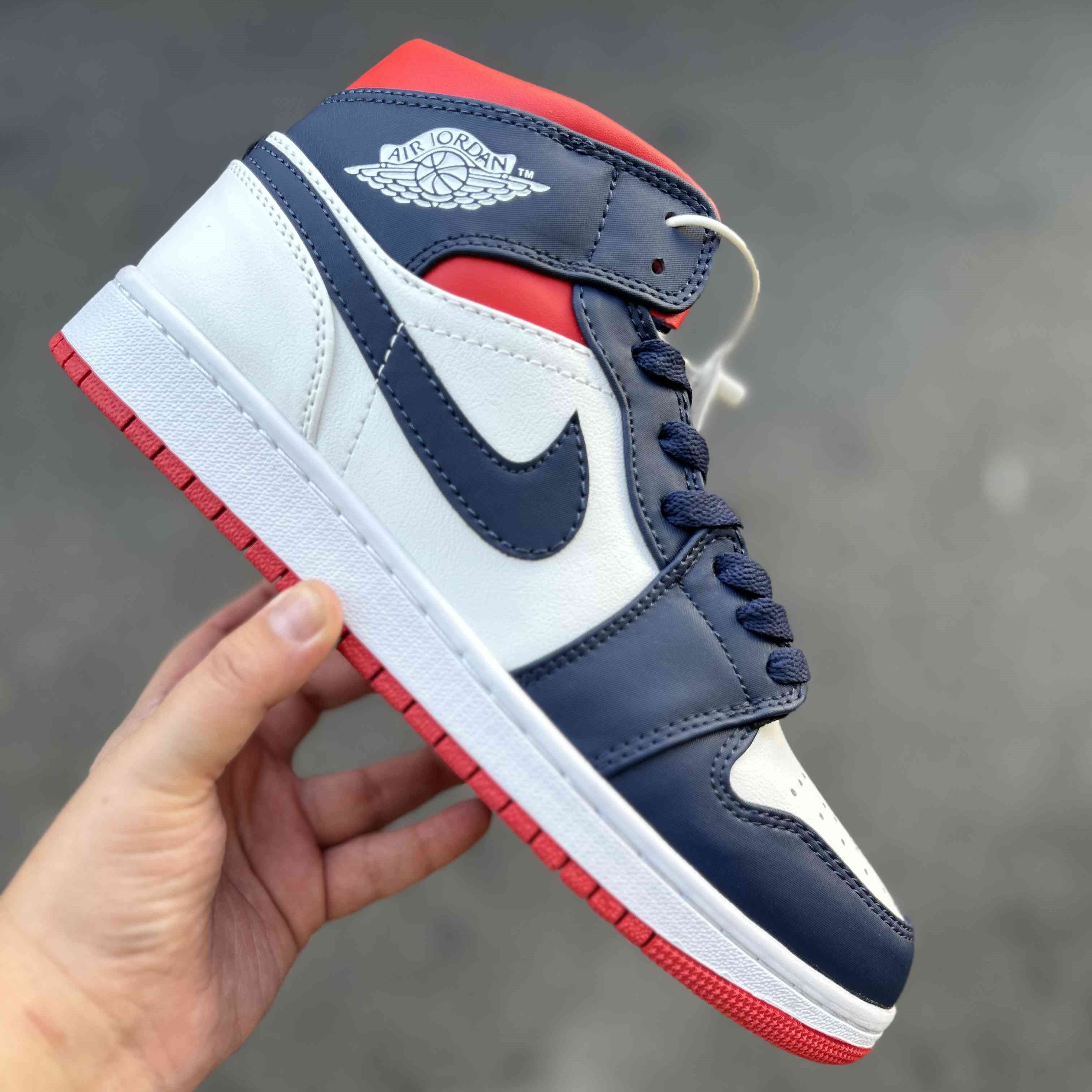 Air Jordan 1 Mid GS Olympic