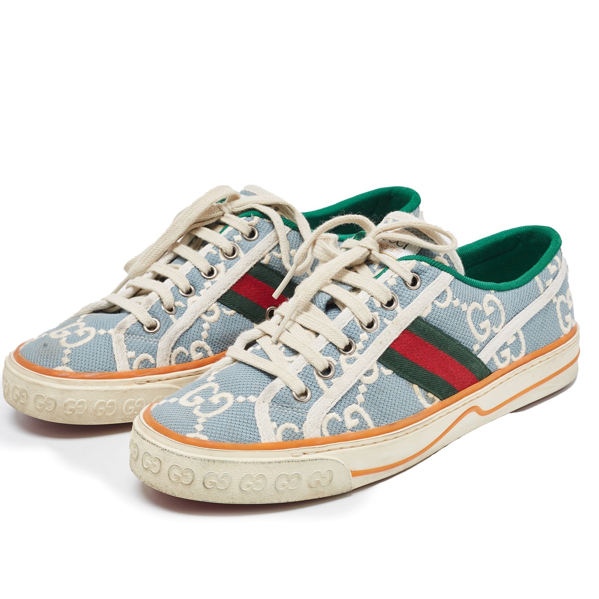 Gucci Tennis 1977 Low-Top Sneakers In Blue