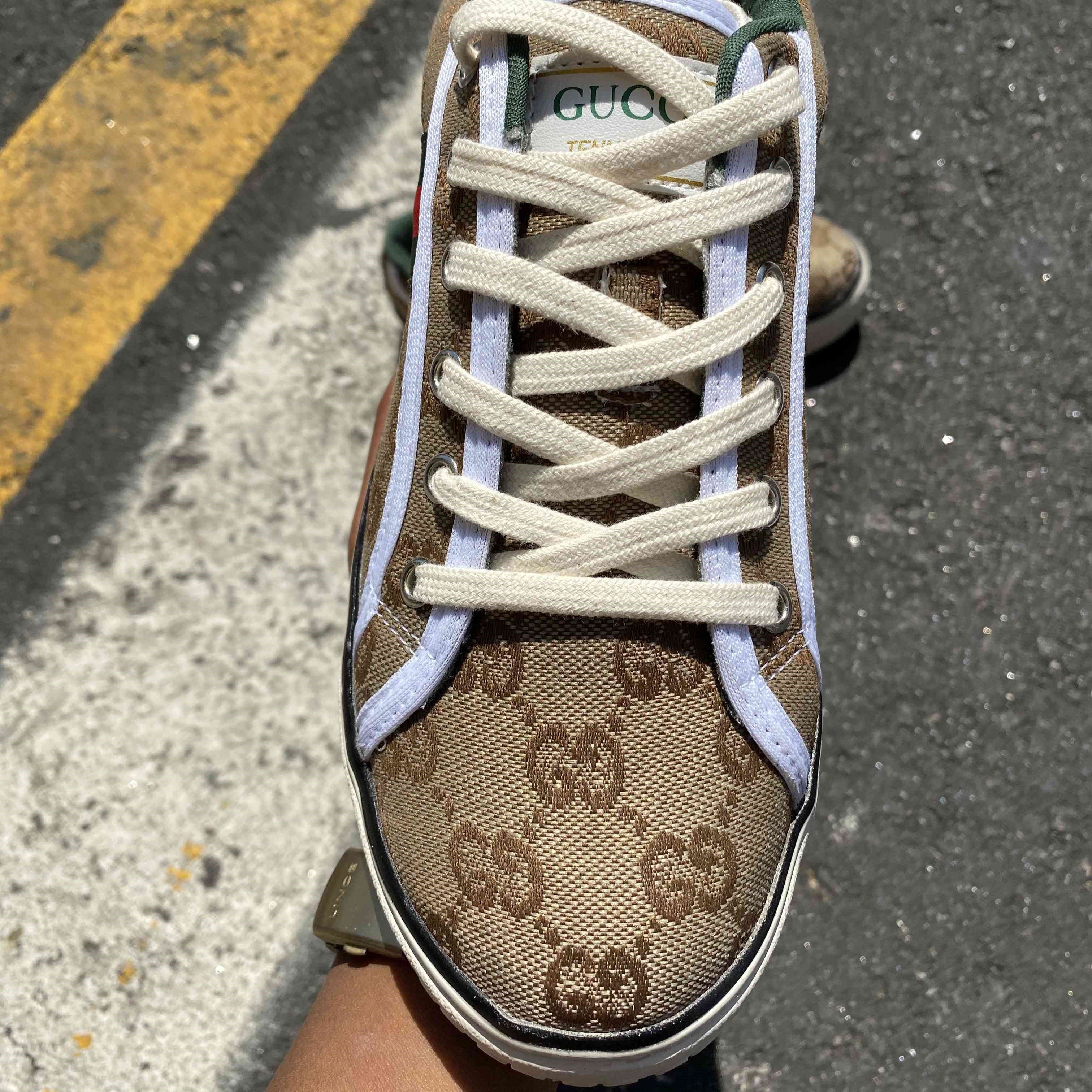 Men's GG Gucci Tennis 1977 Beige