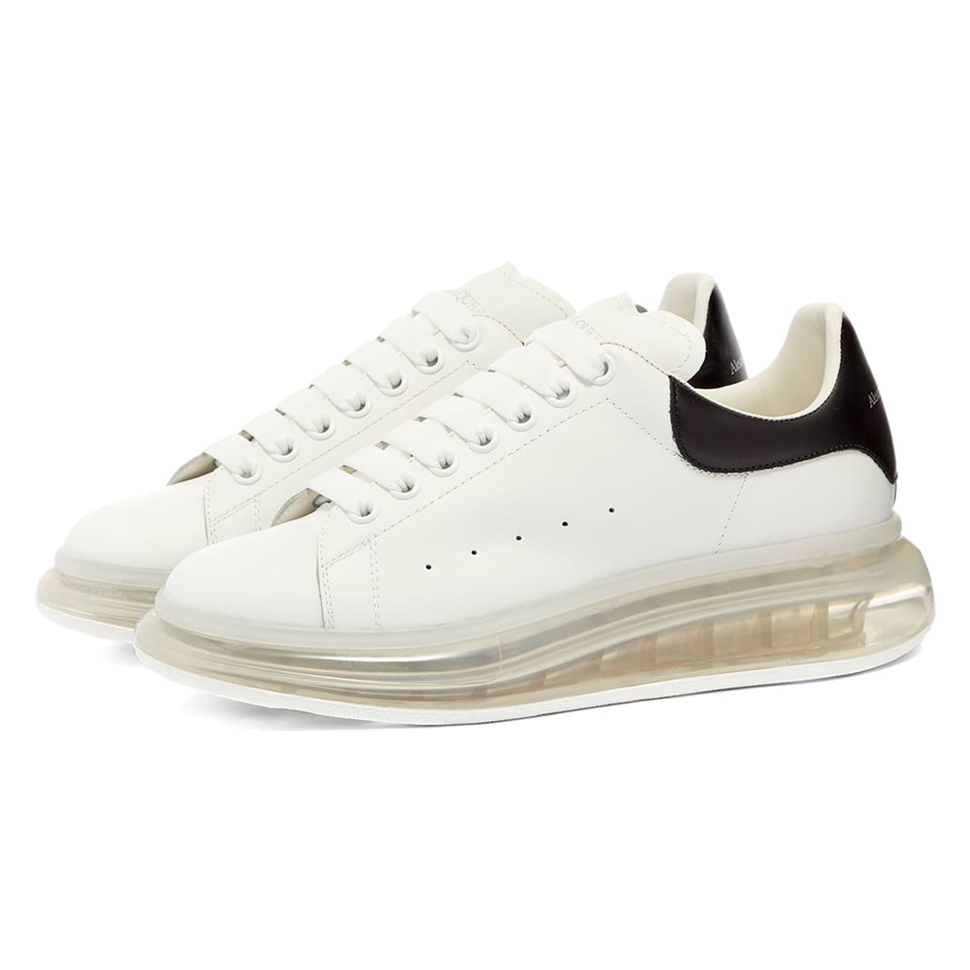 McQueen Oversized Clear Sole Black