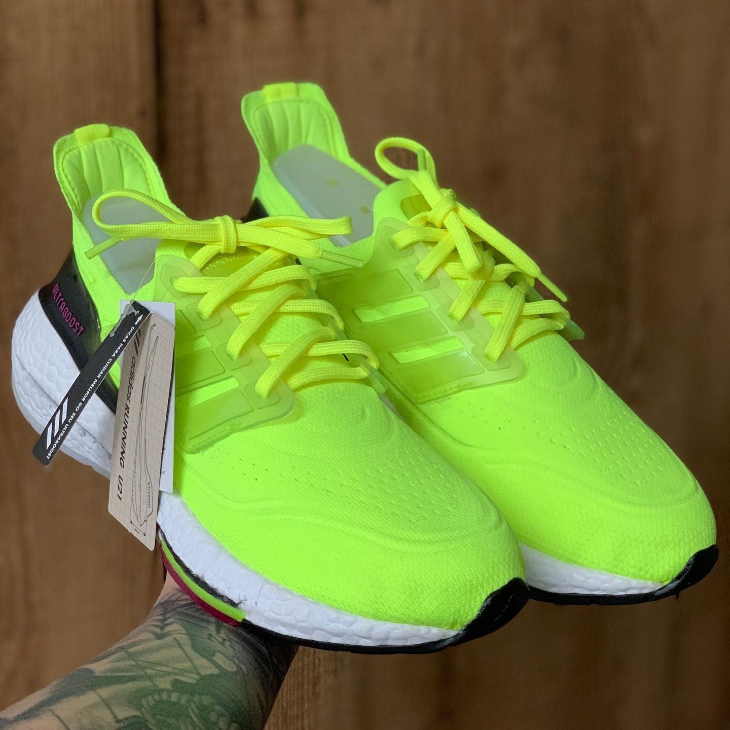 UltraBoost 21 Solar Yellow