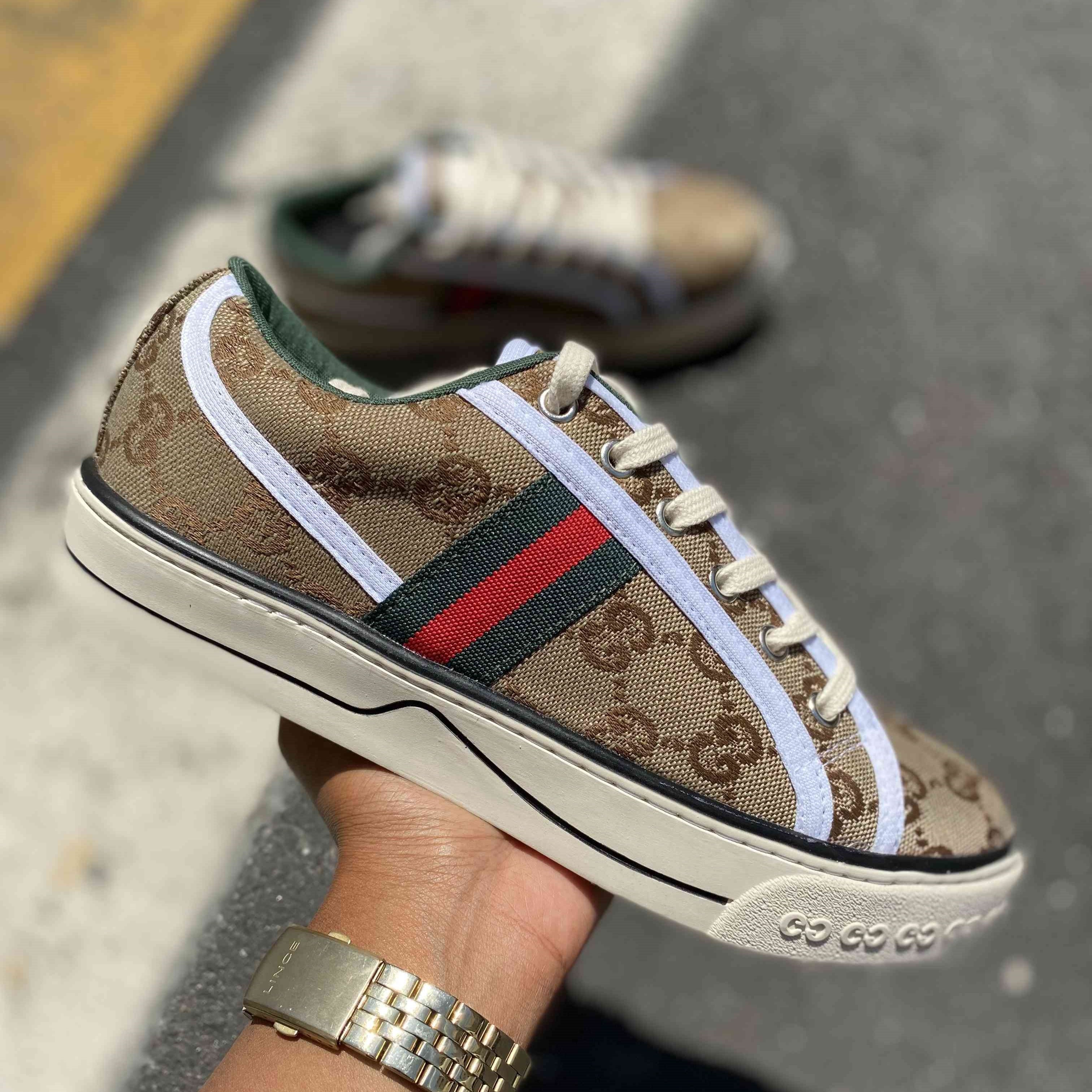 Men's GG Gucci Tennis 1977 Beige