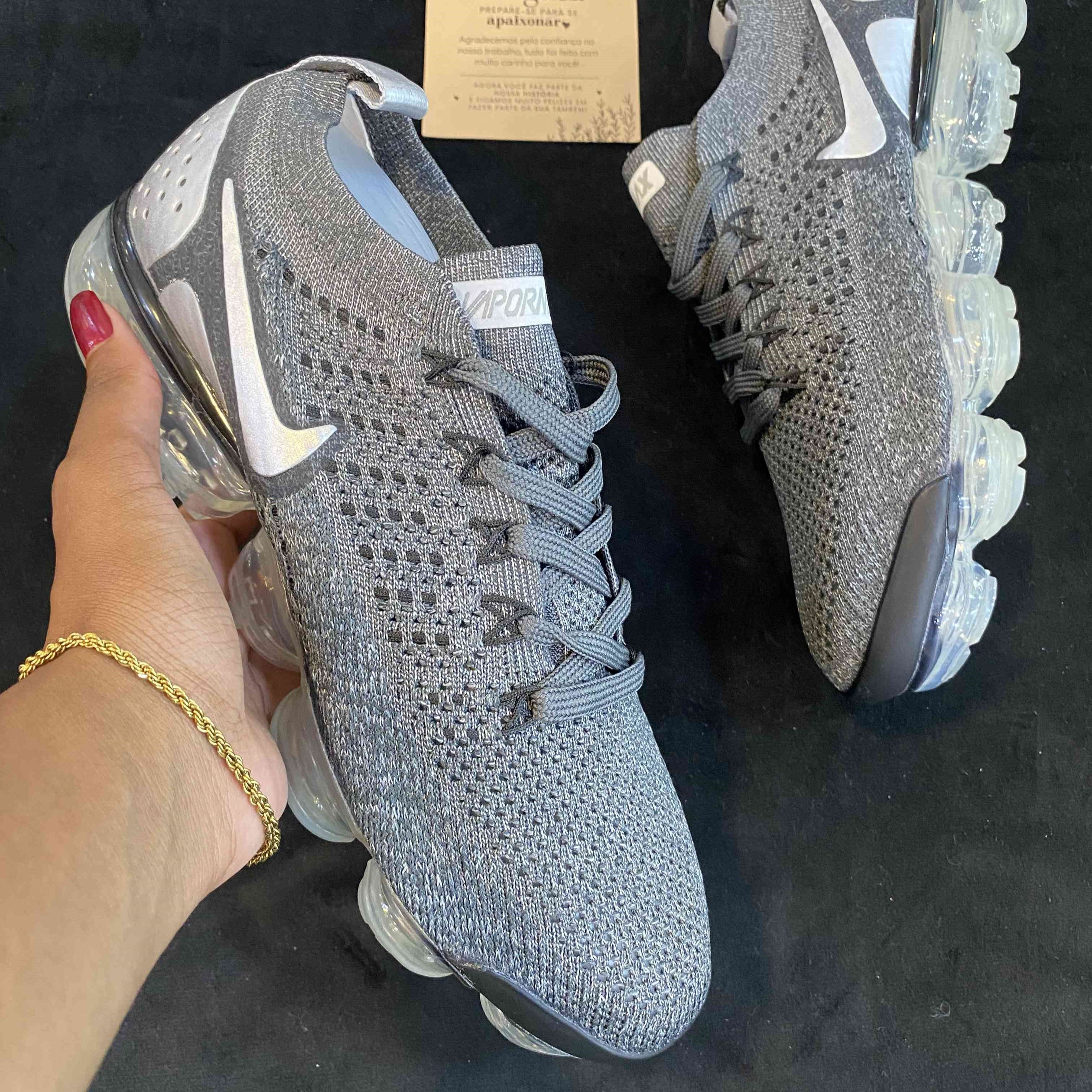 VaporMax Flyknit 2 Chrome Grey