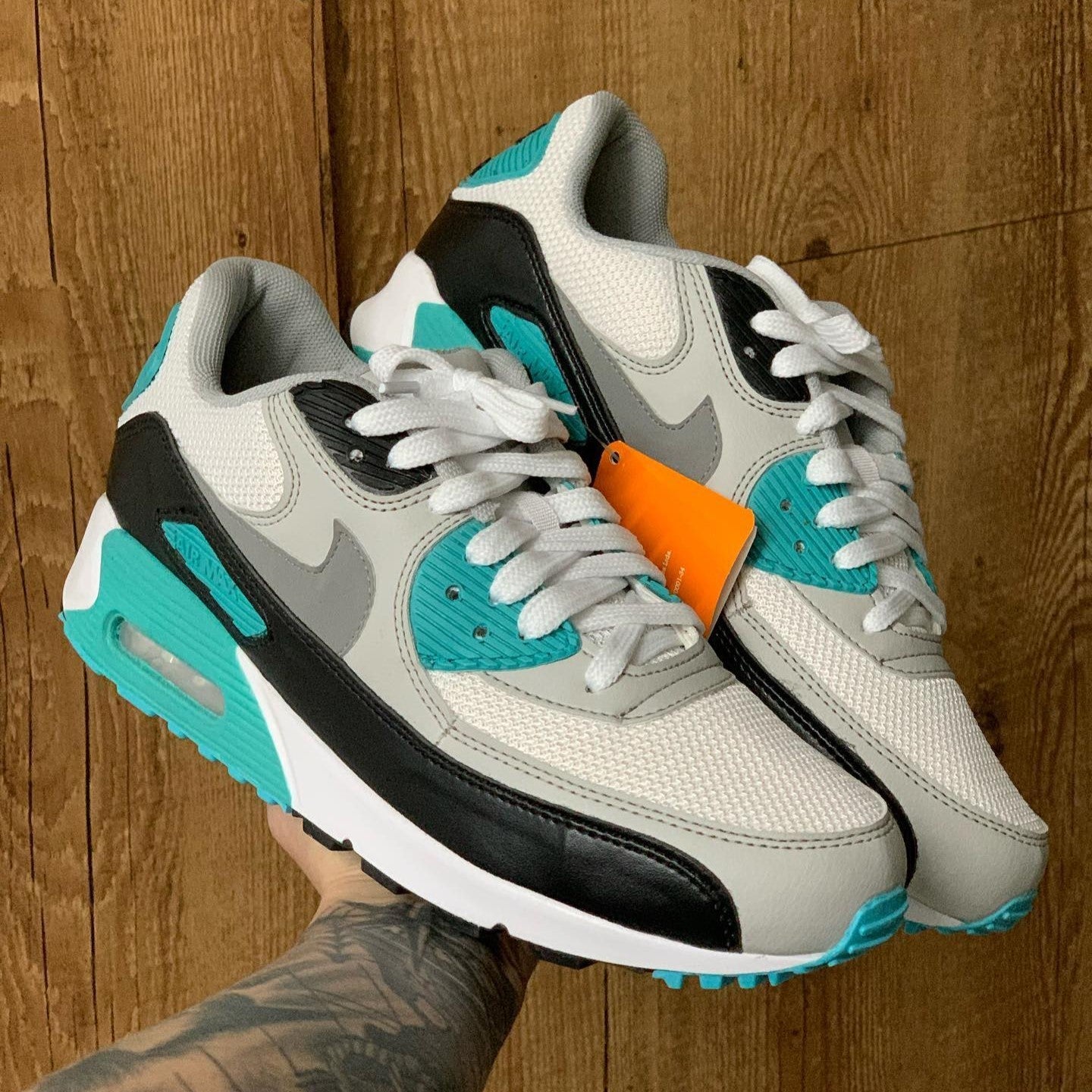 Air Max 90 White Teal Nebula