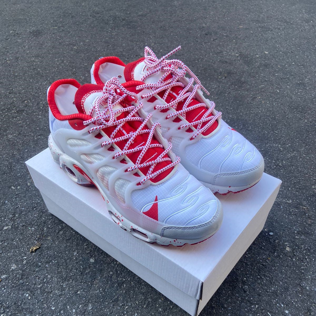 Air Max Terrascape Plus Pure Platinum Gym Red