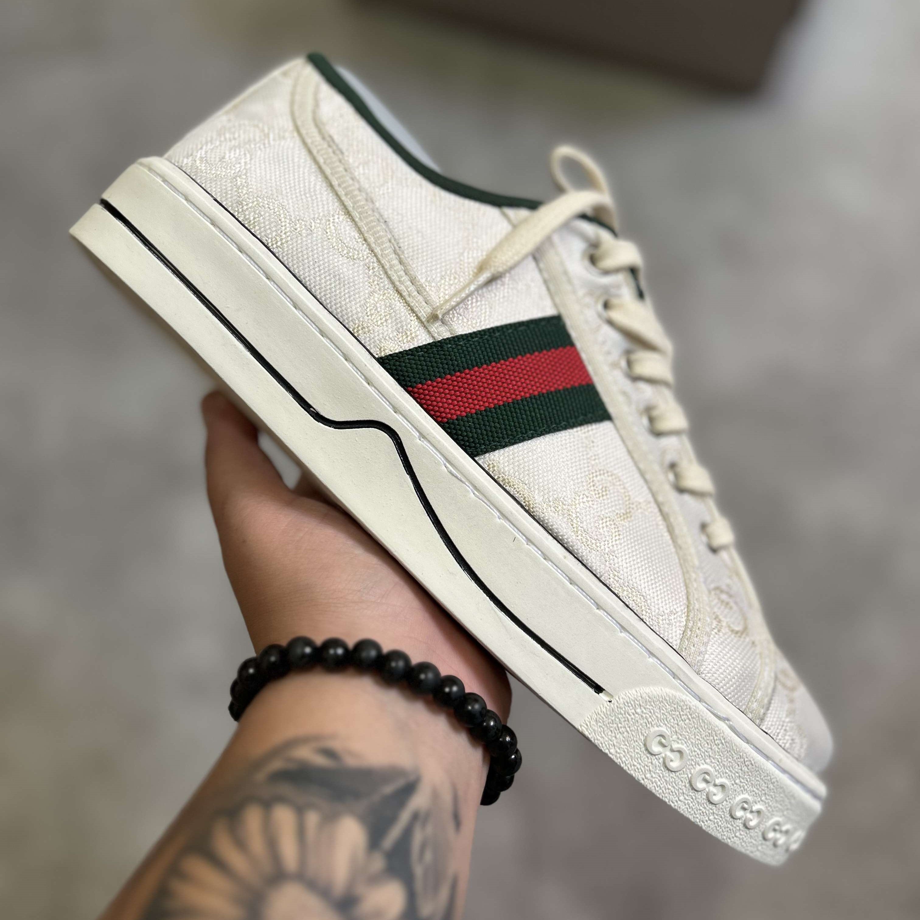 Gucci Tennis 1977 White Mini GG