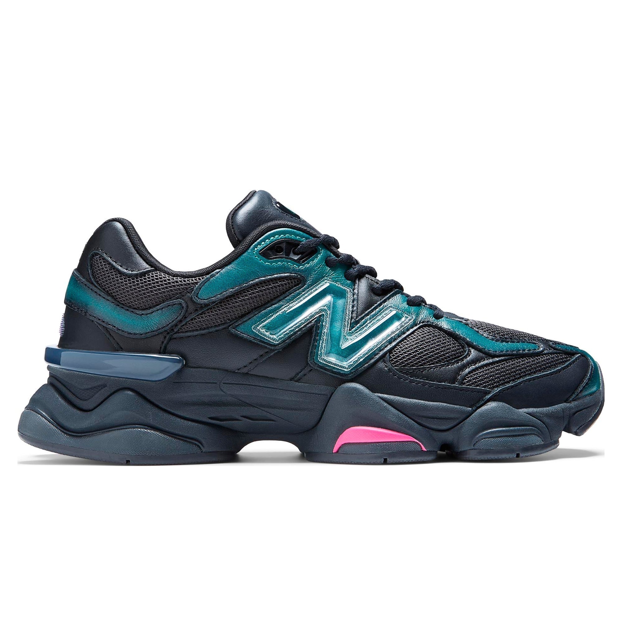 New Balance 9060 Mowalola Burglarwear Black Teal Pink