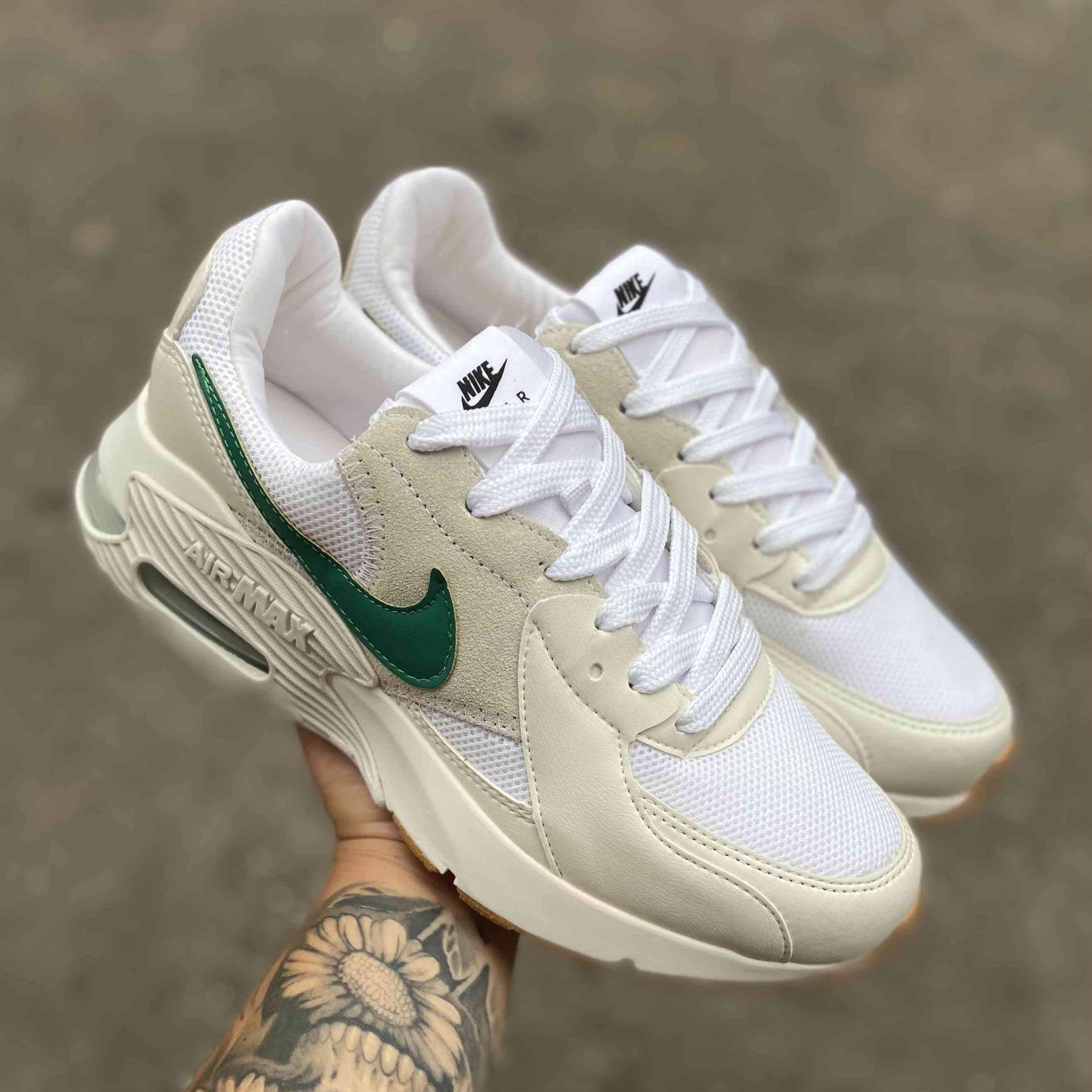 Air Max Excee First Use White Grey Green