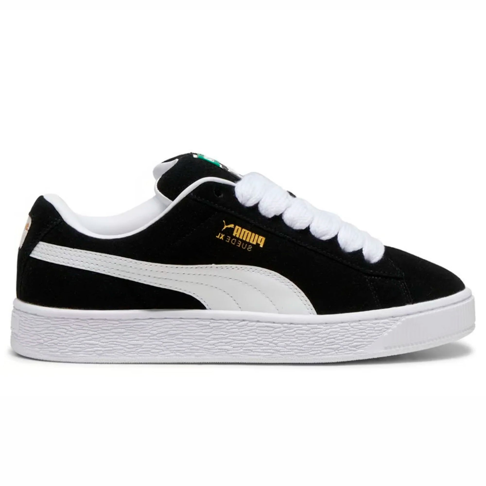 Suede XL Black White