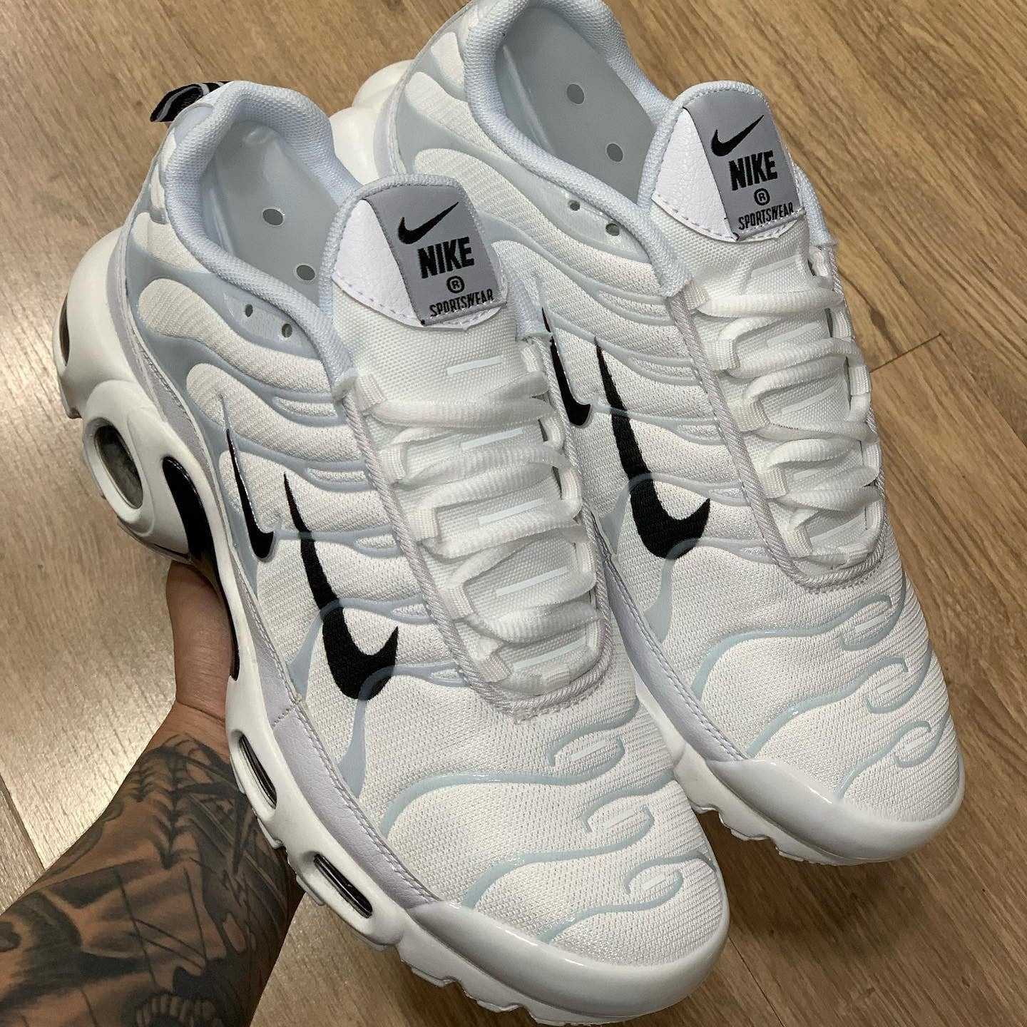 Air Max Plus TN White Double Swoosh