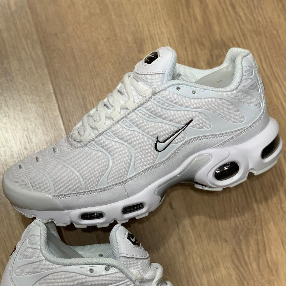 Air Max Plus TN White Swoosh Black