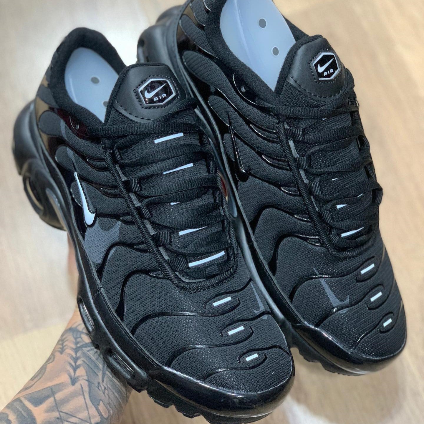 Air Max Plus TN Black Double Swoosh