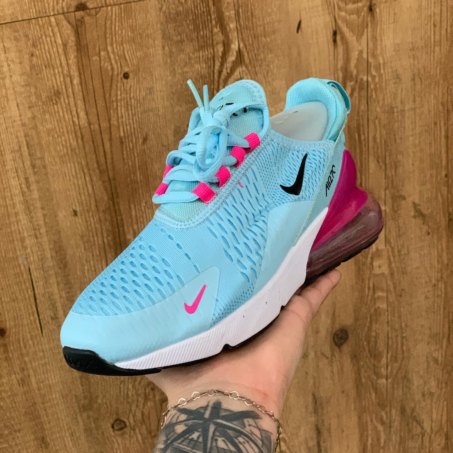 Air Max 270 Blue Fuchsia