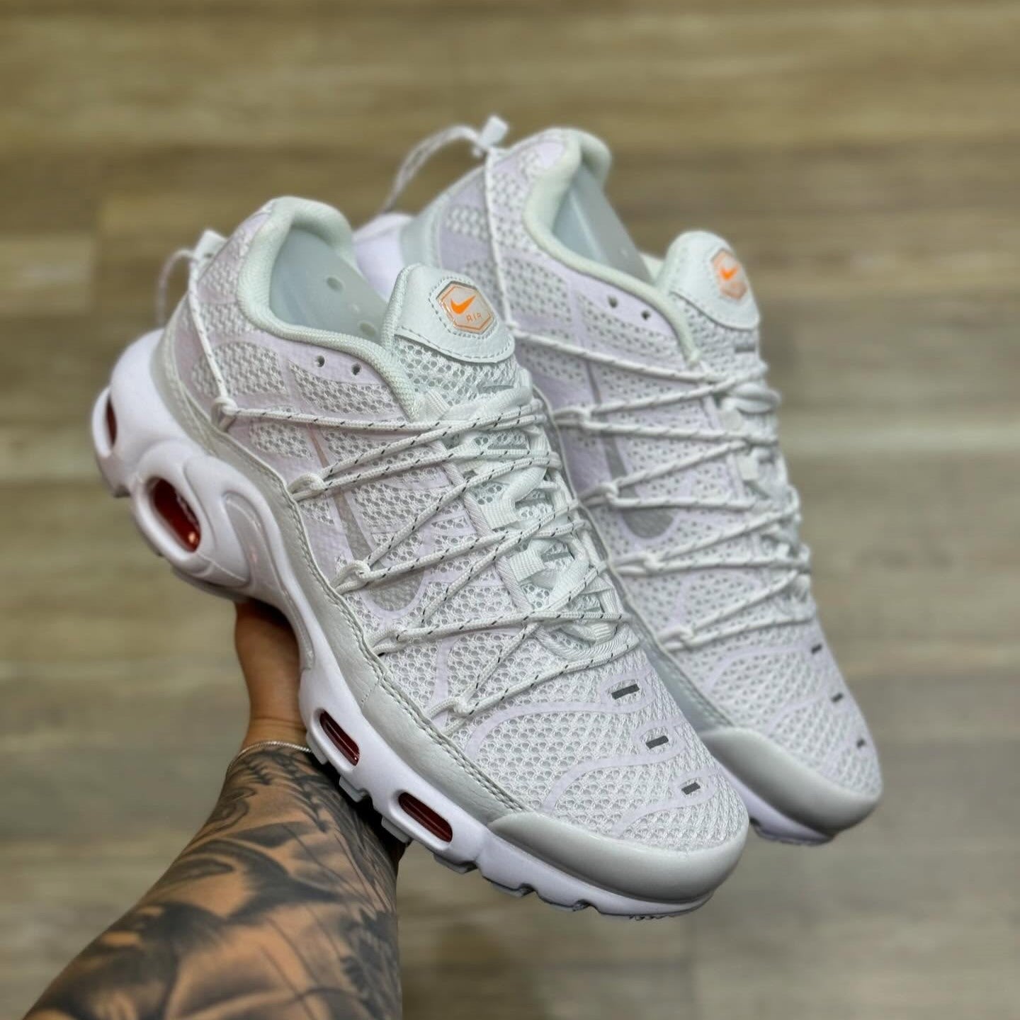 Air Max Plus TN Utility White & Safety Orange