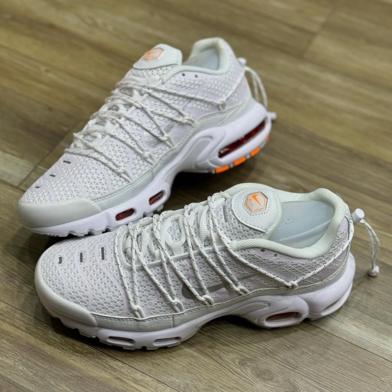 Air Max Plus TN Utility White & Safety Orange
