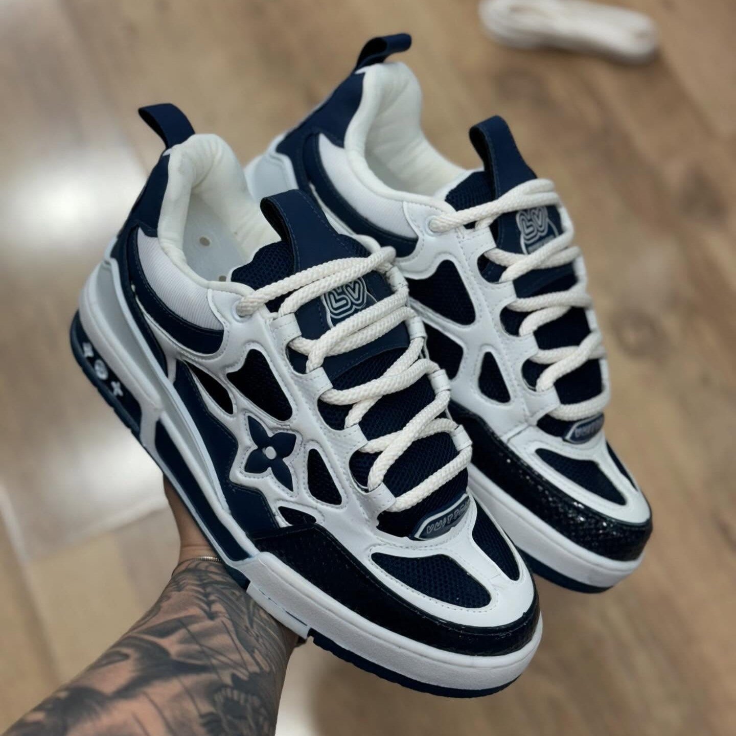 LV Skate Sneaker Marine White