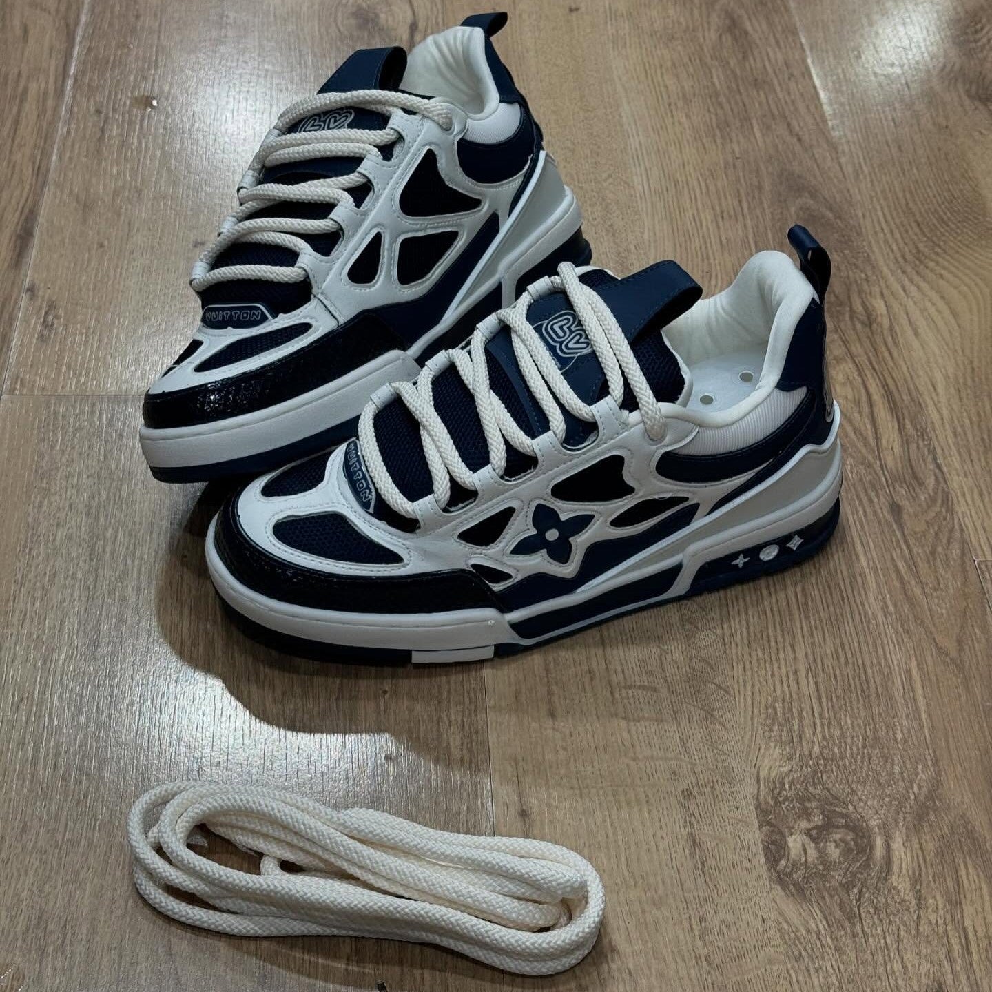 LV Skate Sneaker Marine White