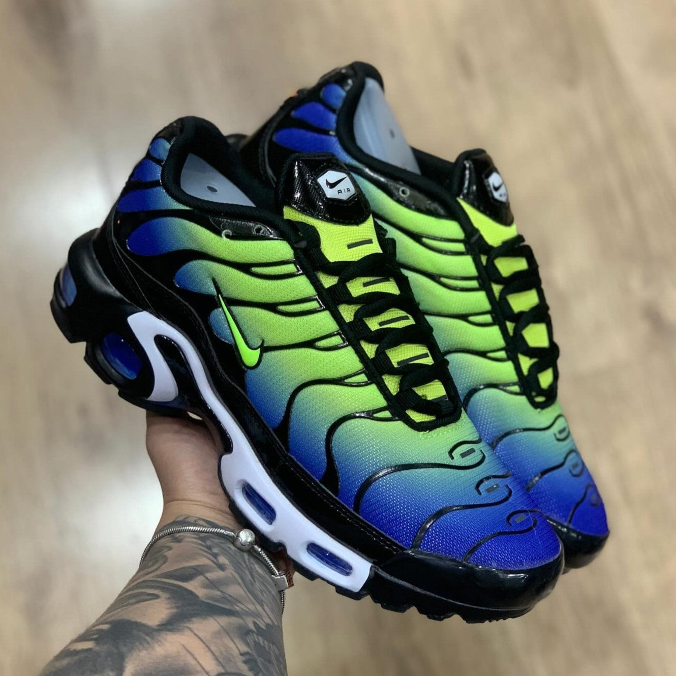 Air Max Plus TN Cyber Green Blue Black
