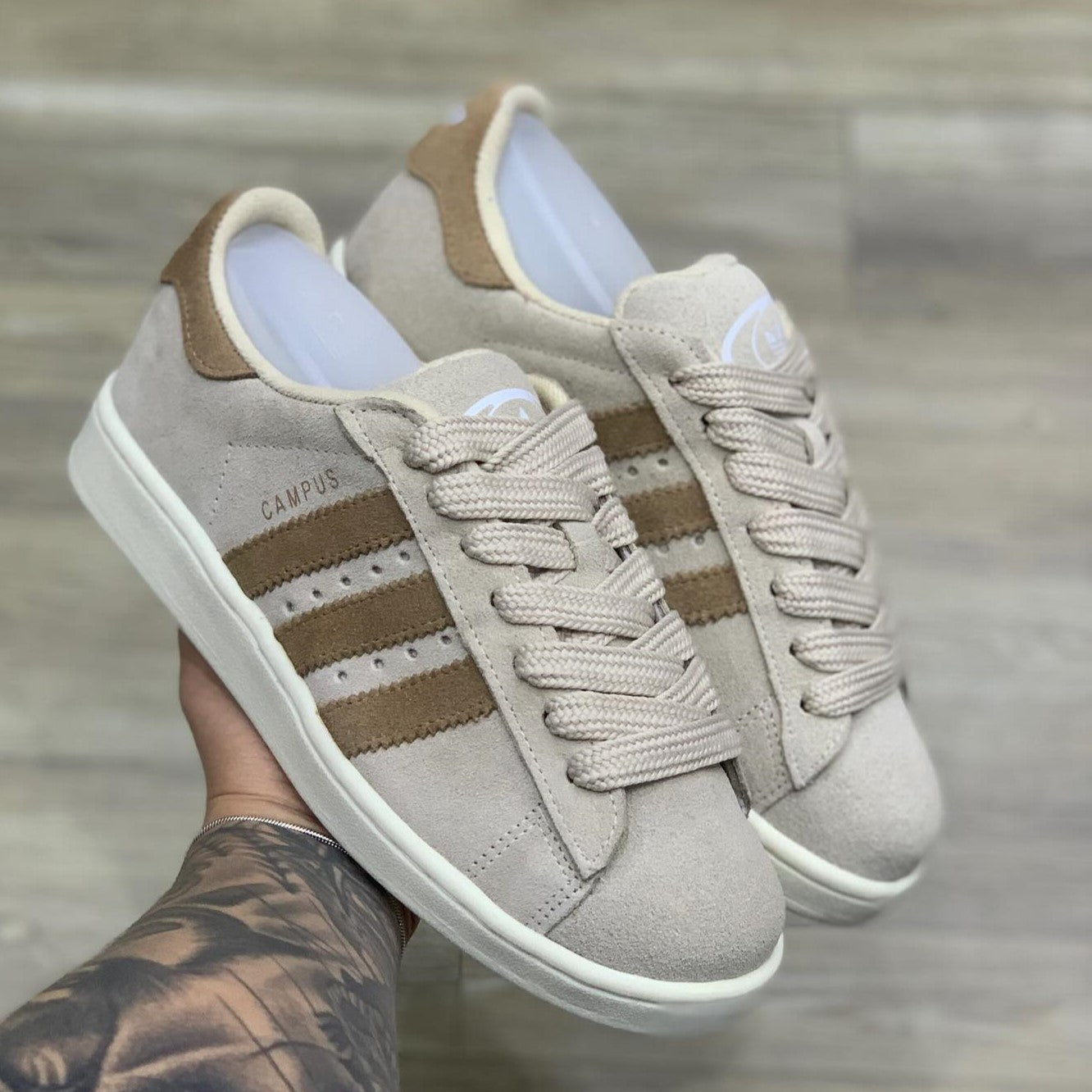 Campus 00 S Chalk White Brown