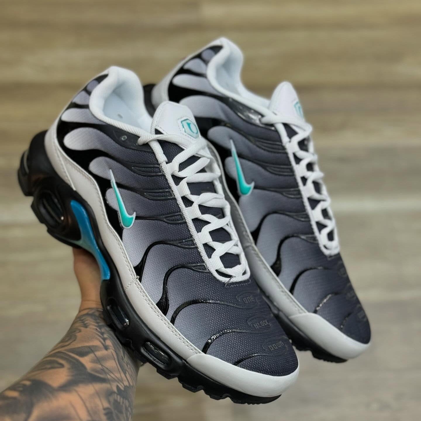 Air Max Plus TN Reverse Pack Clear Fog X One Block Down