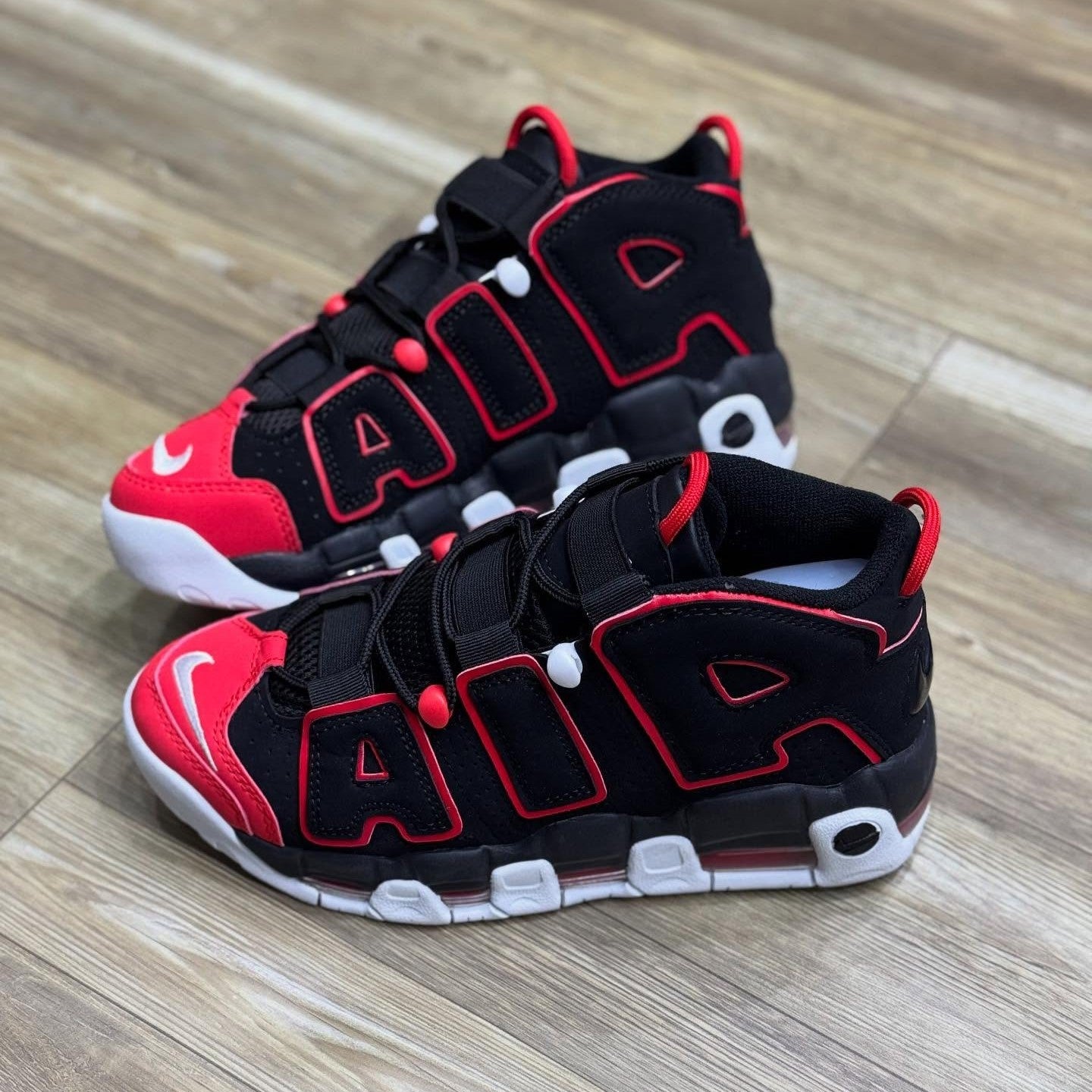 Air More Uptempo Red Toe