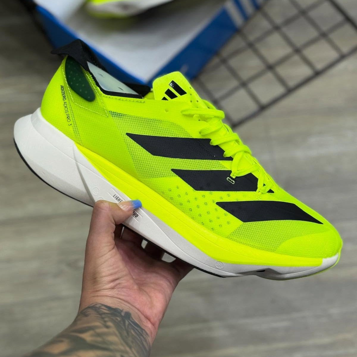 Adizero Adios Pro 3 Solar Yellow