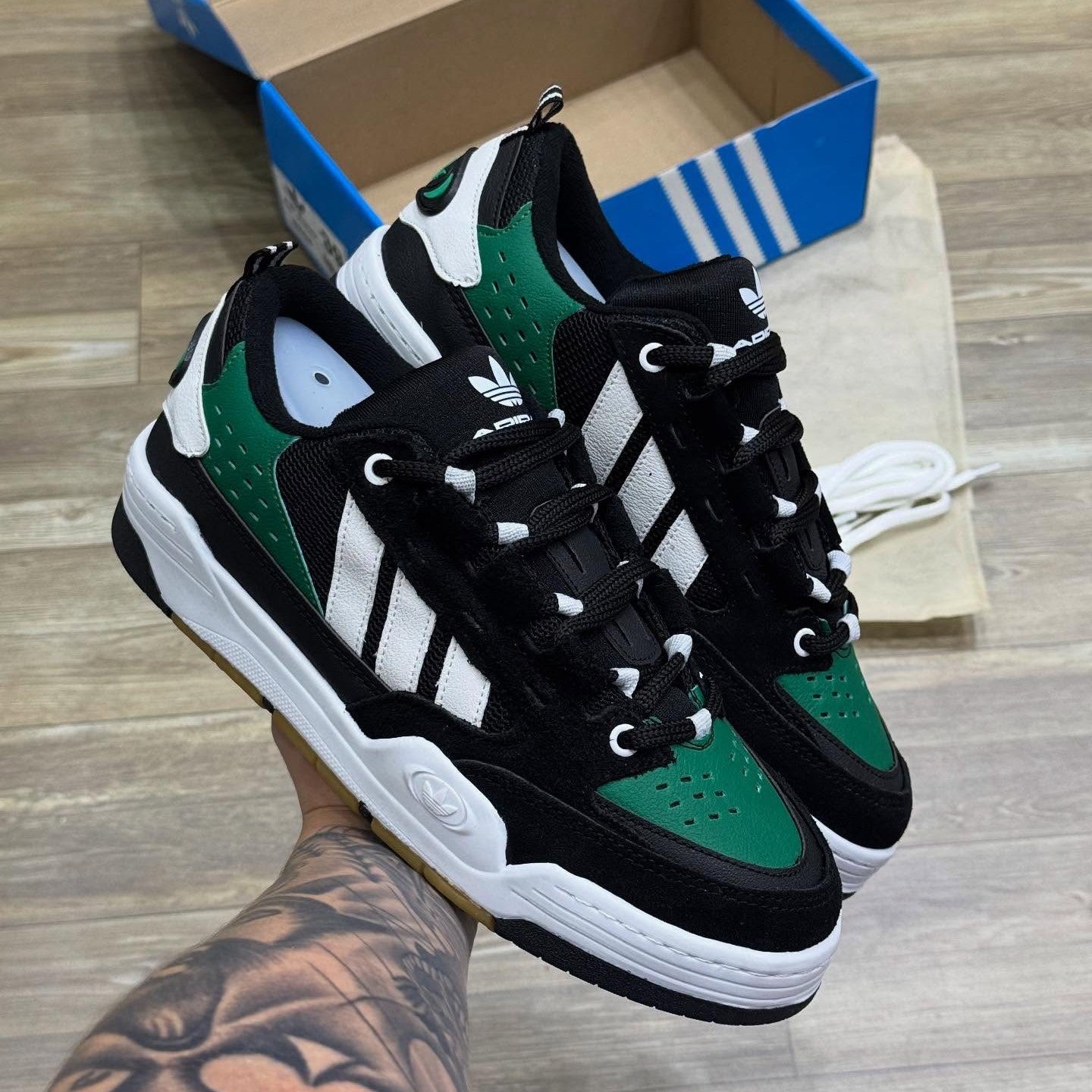ADI2000 Black Collegiate Green