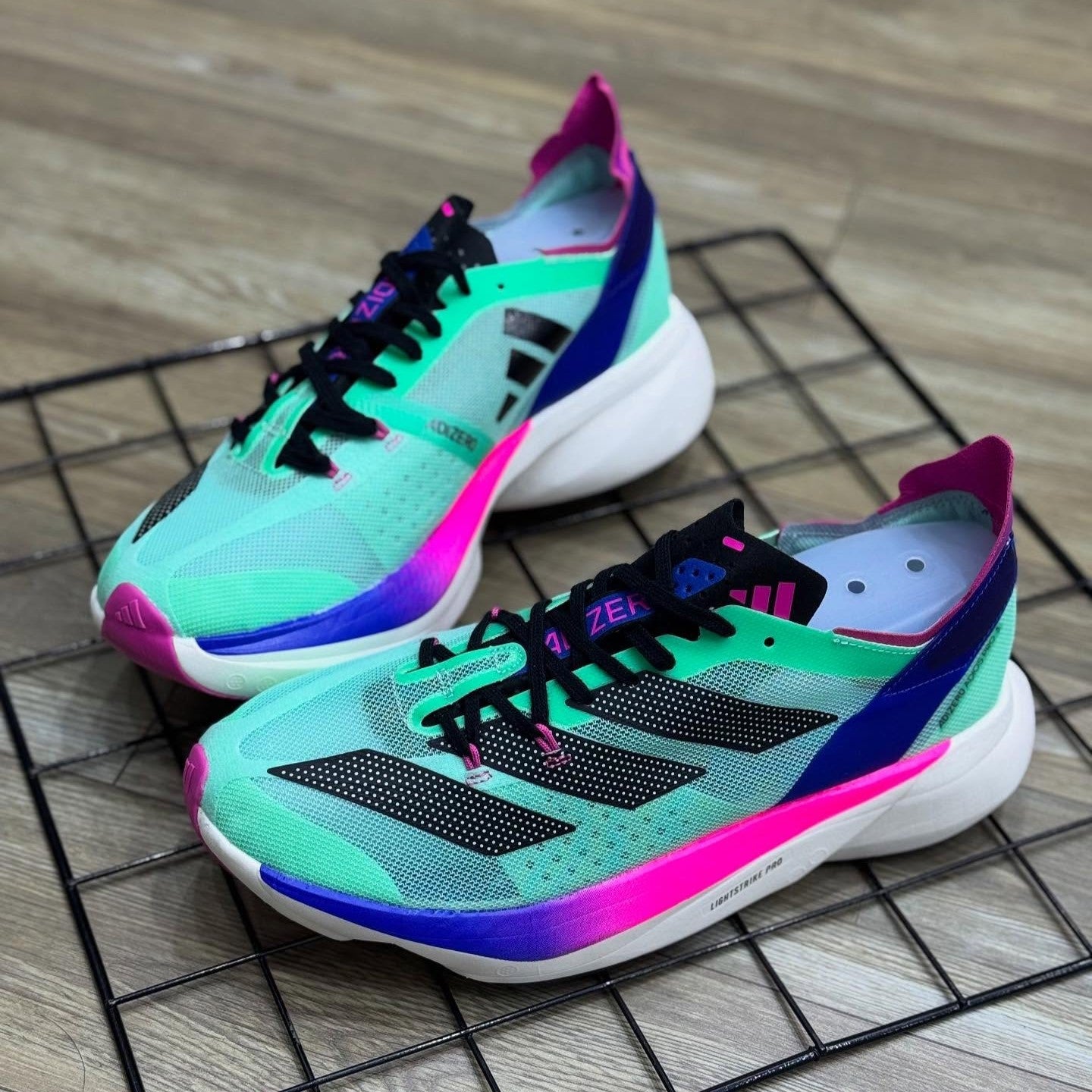 Adizero Adios Pro 3 Pulse Mint Lucid Blue