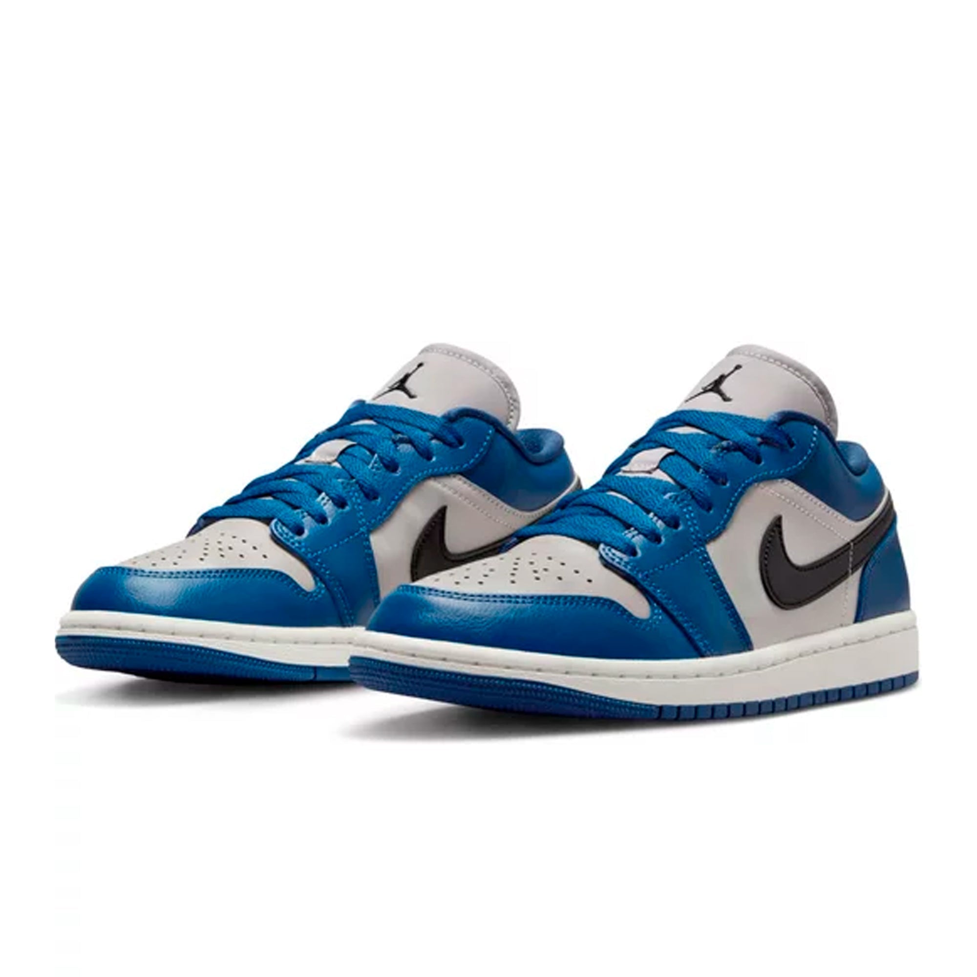 Air Jordan 1 Low Gray Navy Blue Black