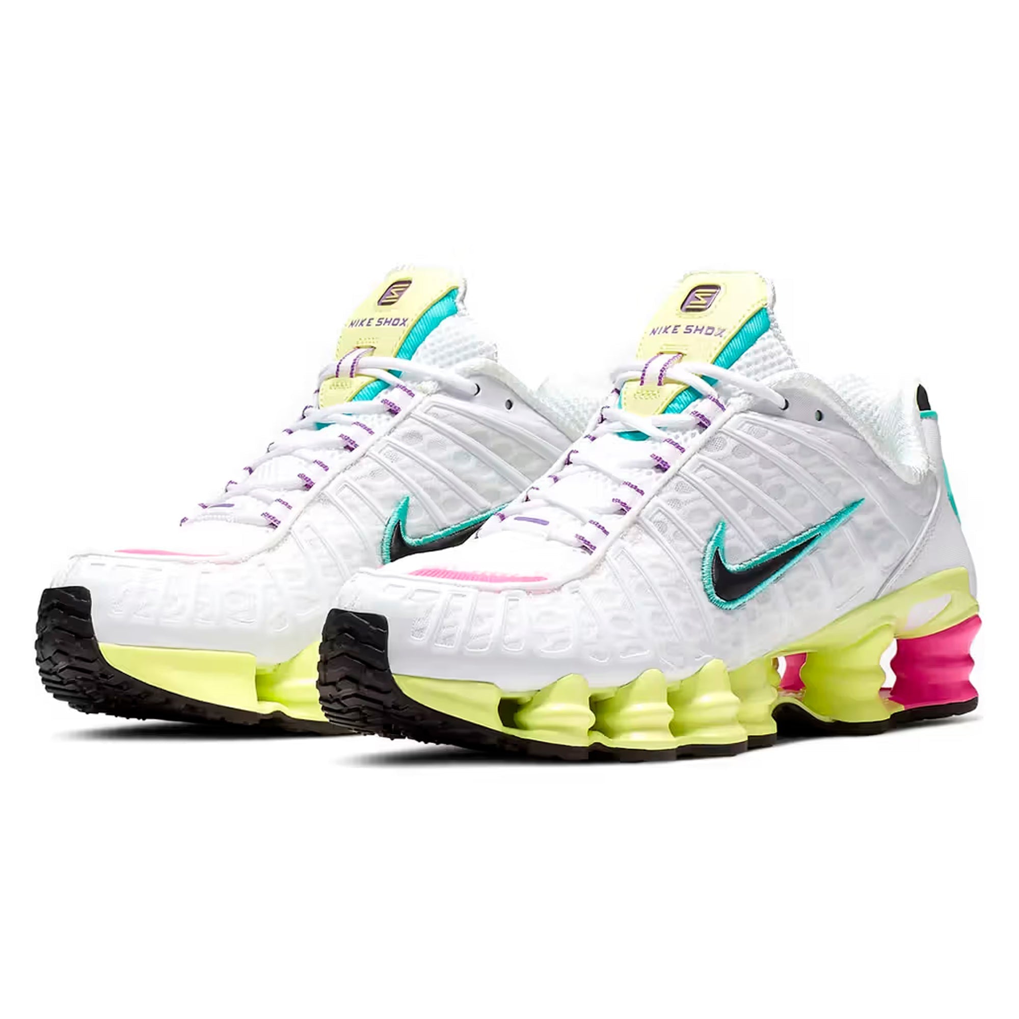 Shox TL White Multi-Color